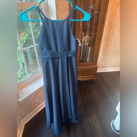 JJs House Dresses Jjs House Junior Bridesmaid Halter Navy Blue